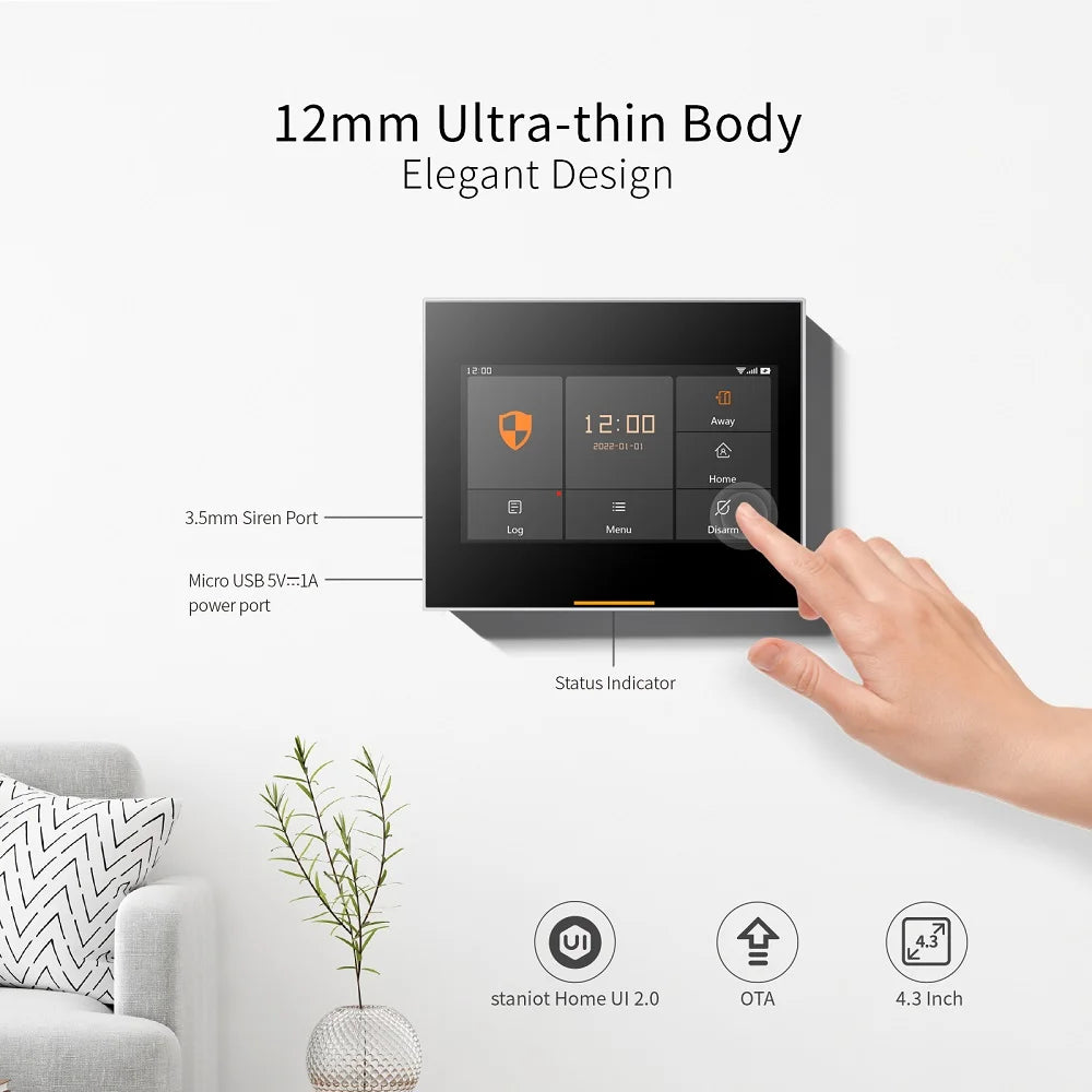 WIFI Smart Alarm - large Home
