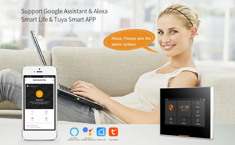 WIFI Smart Alarm - large Home